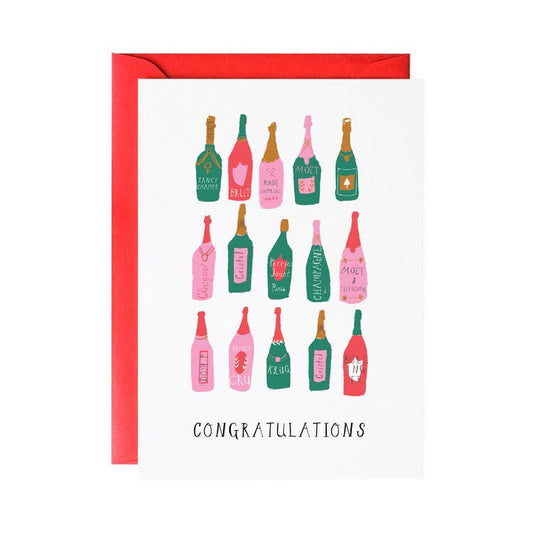 Pop the Bubbly! - Congrats Greeting Card